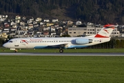 Austrian Airlines Fokker 100 (OE-LVN) at  Innsbruck - Kranebitten, Austria