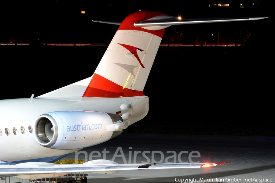 Austrian Airlines Fokker 100 (OE-LVN) | Photo 129704