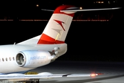 Austrian Airlines Fokker 100 (OE-LVN) at  Innsbruck - Kranebitten, Austria