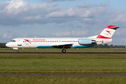 Austrian Airlines (Tyrolean) Fokker 100 (OE-LVN) at  Amsterdam - Schiphol, Netherlands