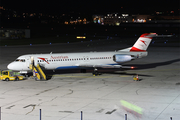 Austrian Airlines (Tyrolean) Fokker 100 (OE-LVN) at  Salzburg - W. A. Mozart, Austria