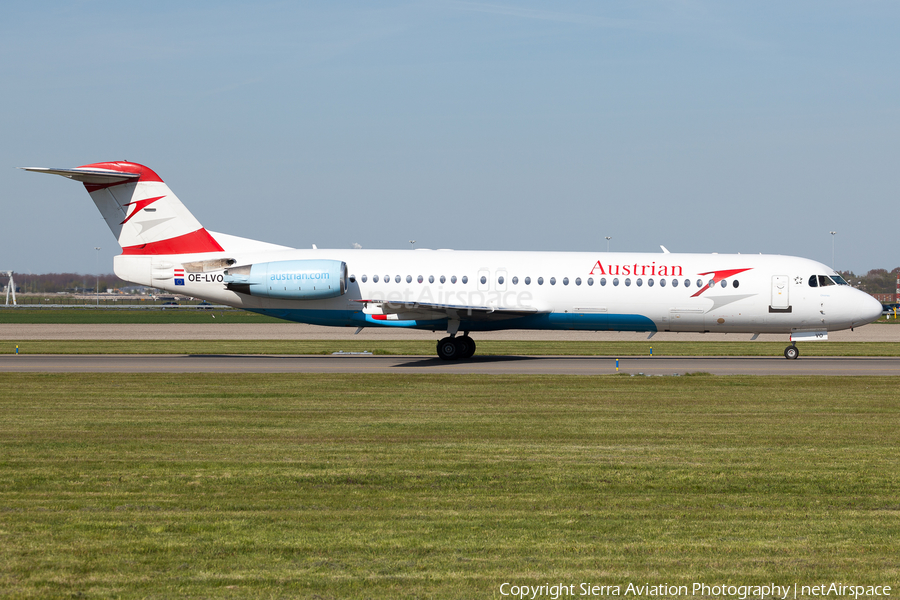 Austrian Airlines Fokker 100 (OE-LVO) | Photo 512722