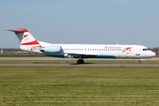 Austrian Airlines Fokker 100 (OE-LVO) at  Amsterdam - Schiphol, Netherlands