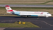 Austrian Airlines Fokker 100 (OE-LVO) at  Dusseldorf - International, Germany