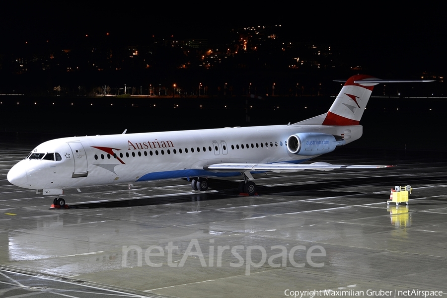 Austrian Airlines Fokker 100 (OE-LVO) | Photo 106049