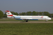 Austrian Arrows (Tyrolean) Fokker 100 (OE-LVO) at  Hannover - Langenhagen, Germany