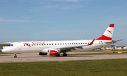 Austrian Airlines Embraer ERJ-195LR (ERJ-190-200LR) (OE-LWA) at  Manchester - International (Ringway), United Kingdom