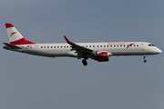 Austrian Airlines Embraer ERJ-195LR (ERJ-190-200LR) (OE-LWA) at  Amsterdam - Schiphol, Netherlands