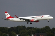 Austrian Airlines Embraer ERJ-195LR (ERJ-190-200LR) (OE-LWB) at  Hamburg - Fuhlsbuettel (Helmut Schmidt), Germany