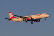 Austrian Airlines Embraer ERJ-195LR (ERJ-190-200LR) (OE-LWC) at  Dusseldorf - International, Germany