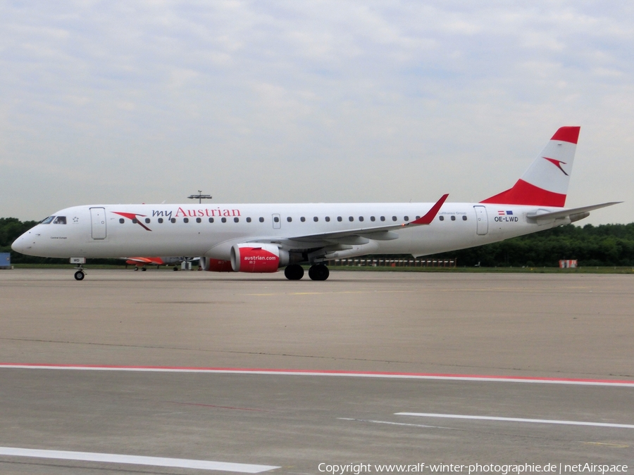 Austrian Airlines Embraer ERJ-195LR (ERJ-190-200LR) (OE-LWD) | Photo 334804