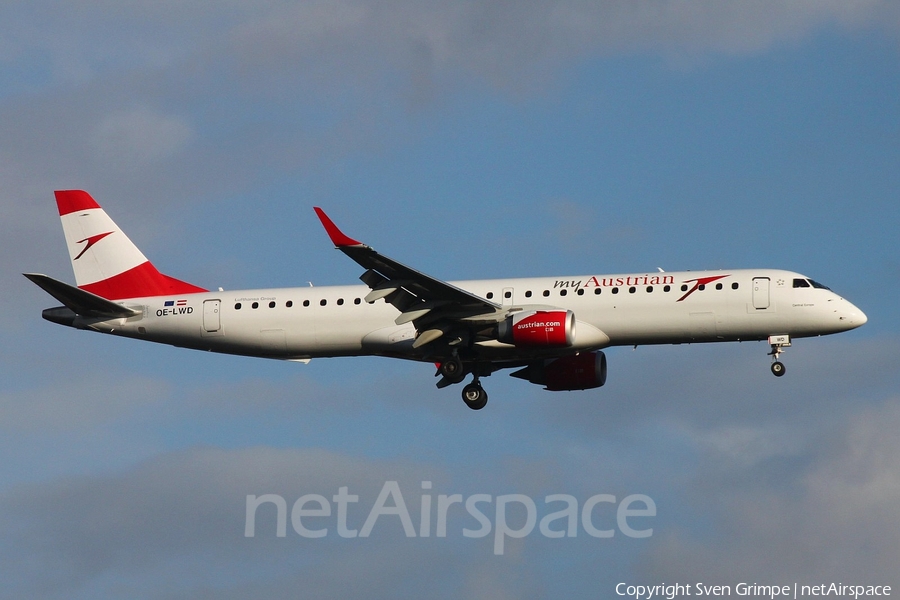 Austrian Airlines Embraer ERJ-195LR (ERJ-190-200LR) (OE-LWD) | Photo 106231