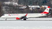 Austrian Airlines Embraer ERJ-195LR (ERJ-190-200LR) (OE-LWD) at  Innsbruck - Kranebitten, Austria