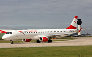 Austrian Airlines Embraer ERJ-195LR (ERJ-190-200LR) (OE-LWD) at  Manchester - International (Ringway), United Kingdom