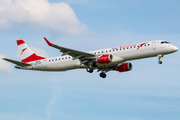 Austrian Airlines Embraer ERJ-195LR (ERJ-190-200LR) (OE-LWD) at  Dusseldorf - International, Germany