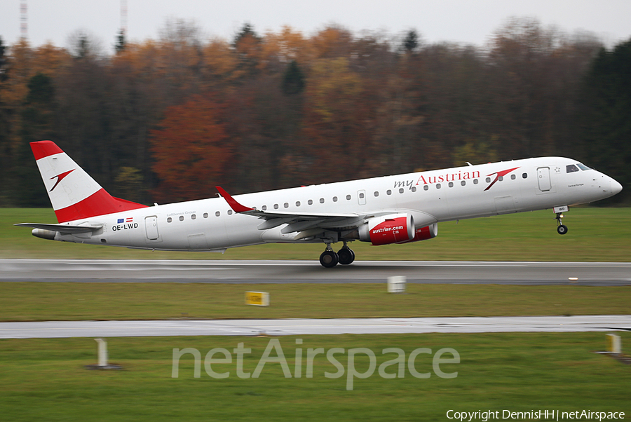 Austrian Airlines Embraer ERJ-195LR (ERJ-190-200LR) (OE-LWD) | Photo 481205