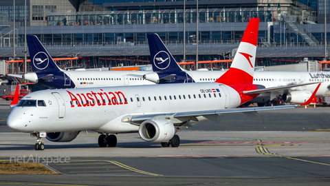 Austrian Airlines Embraer ERJ-195LR (ERJ-190-200LR) (OE-LWD) at  Hamburg - Fuhlsbuettel (Helmut Schmidt), Germany