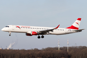 Austrian Airlines Embraer ERJ-195LR (ERJ-190-200LR) (OE-LWE) at  Dusseldorf - International, Germany