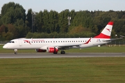 Austrian Airlines Embraer ERJ-195LR (ERJ-190-200LR) (OE-LWE) at  Hamburg - Fuhlsbuettel (Helmut Schmidt), Germany