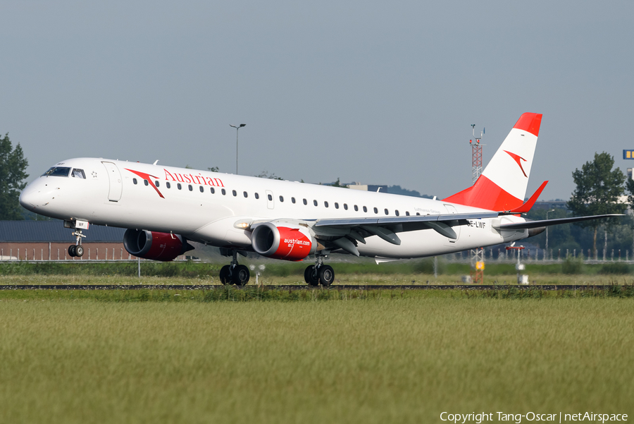 Austrian Airlines Embraer ERJ-195LR (ERJ-190-200LR) (OE-LWF) | Photo 446539