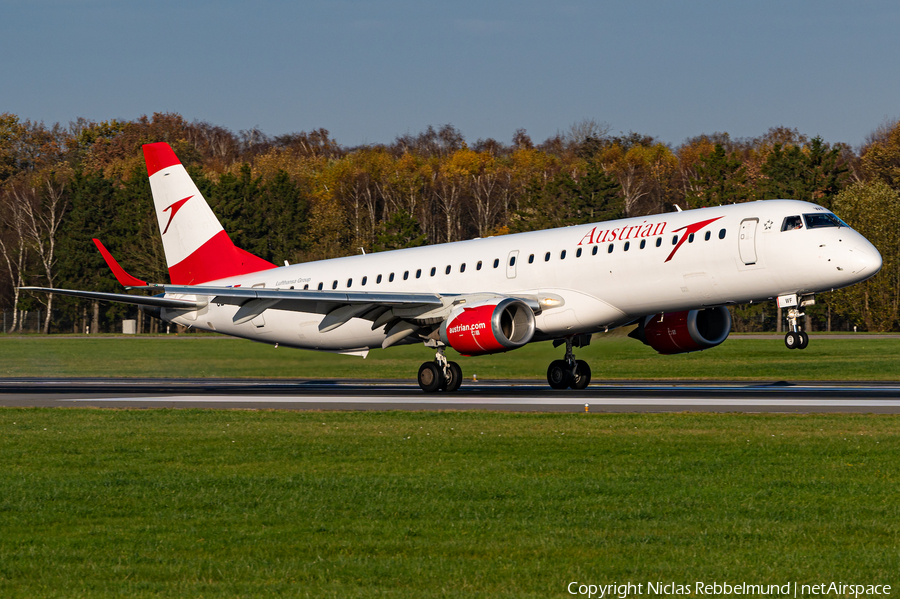 Austrian Airlines Embraer ERJ-195LR (ERJ-190-200LR) (OE-LWF) | Photo 479748