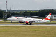 Austrian Airlines Embraer ERJ-195LR (ERJ-190-200LR) (OE-LWG) at  Rostock-Laage, Germany