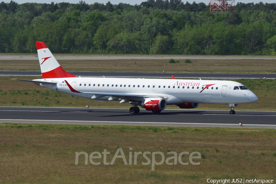 Austrian Airlines Embraer ERJ-195LR (ERJ-190-200LR) (OE-LWG) | Photo 108356