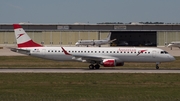 Austrian Airlines Embraer ERJ-195LR (ERJ-190-200LR) (OE-LWG) at  Stuttgart, Germany