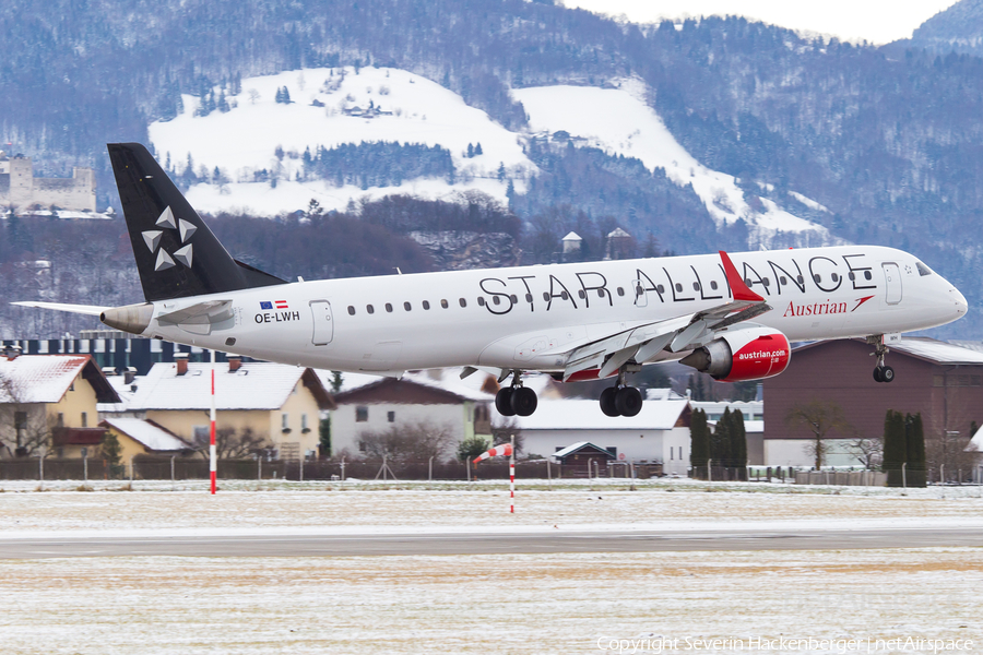 Austrian Airlines Embraer ERJ-195LR (ERJ-190-200LR) (OE-LWH) | Photo 209687