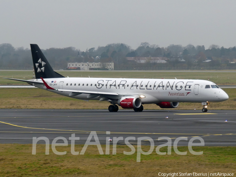 Austrian Airlines Embraer ERJ-195LR (ERJ-190-200LR) (OE-LWH) | Photo 484113