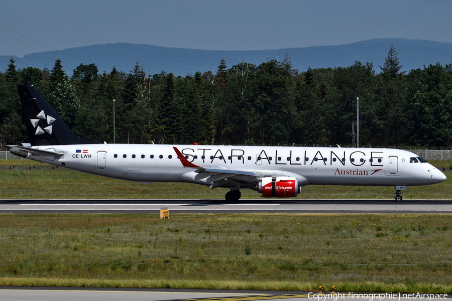 Austrian Airlines Embraer ERJ-195LR (ERJ-190-200LR) (OE-LWH) | Photo 423008