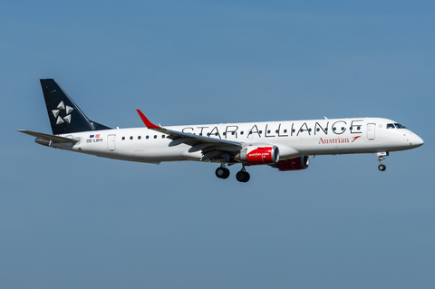 Austrian Airlines Embraer ERJ-195LR (ERJ-190-200LR) (OE-LWH) at  Frankfurt am Main, Germany