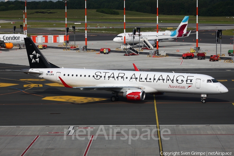 Austrian Airlines Embraer ERJ-195LR (ERJ-190-200LR) (OE-LWH) | Photo 452223