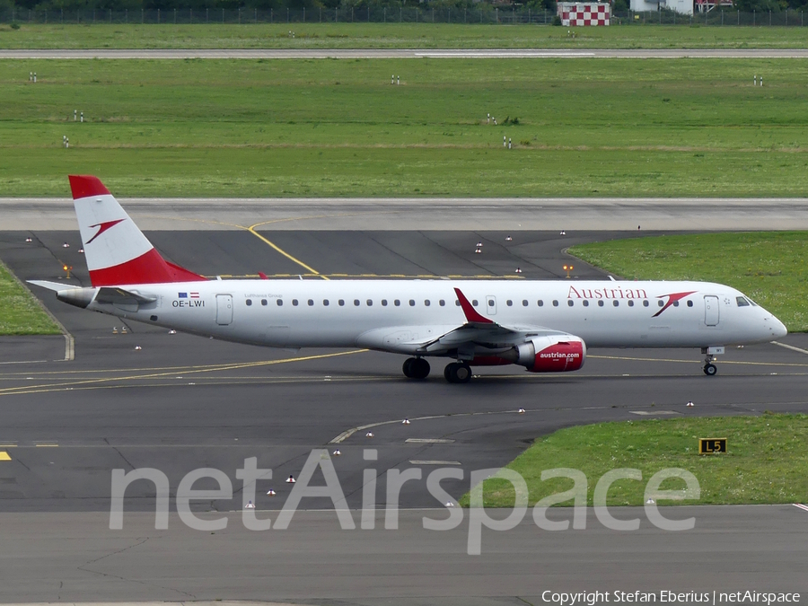 Austrian Airlines Embraer ERJ-195LR (ERJ-190-200LR) (OE-LWI) | Photo 582826