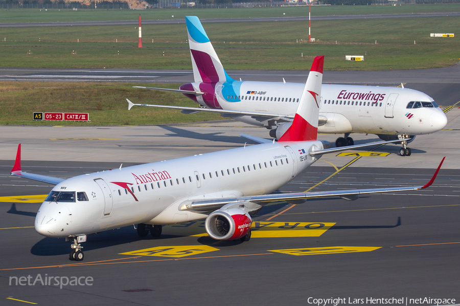 Austrian Airlines Embraer ERJ-195LR (ERJ-190-200LR) (OE-LWI) | Photo 403471