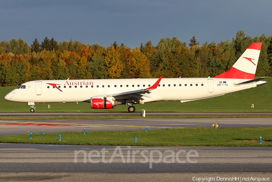 Austrian Airlines Embraer ERJ-195LR (ERJ-190-200LR) (OE-LWI) | Photo 531610