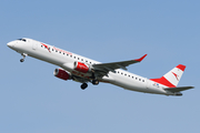 Austrian Airlines Embraer ERJ-195LR (ERJ-190-200LR) (OE-LWI) at  Warsaw - Frederic Chopin International, Poland
