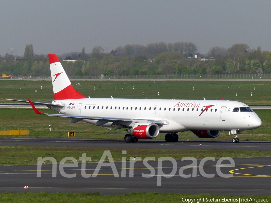 Austrian Airlines Embraer ERJ-195LR (ERJ-190-200LR) (OE-LWJ) | Photo 504222