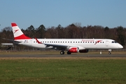 Austrian Airlines Embraer ERJ-195LR (ERJ-190-200LR) (OE-LWJ) at  Hamburg - Fuhlsbuettel (Helmut Schmidt), Germany