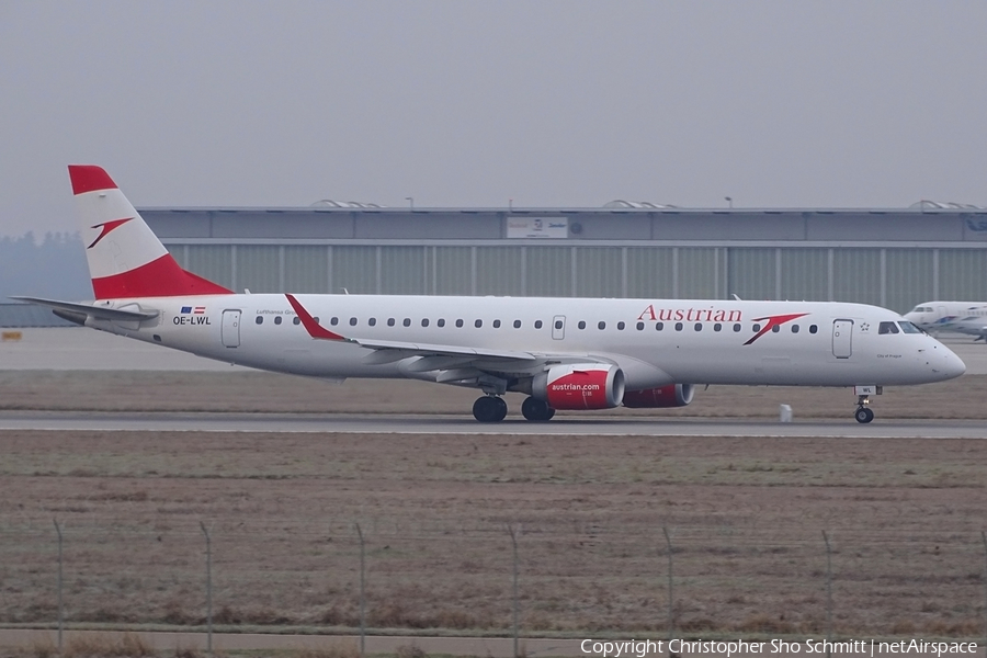 Austrian Airlines Embraer ERJ-195LR (ERJ-190-200LR) (OE-LWL) | Photo 133676