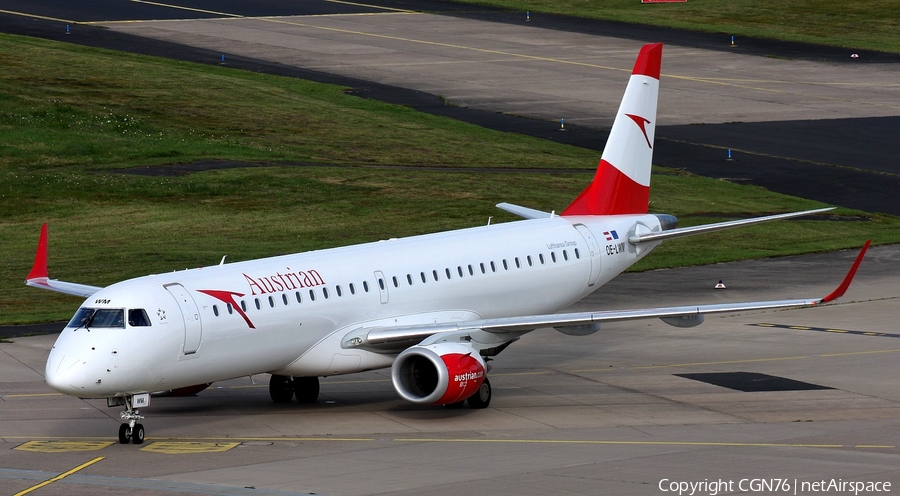 Austrian Airlines Embraer ERJ-195LR (ERJ-190-200LR) (OE-LWM) | Photo 461389