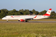 Austrian Airlines Embraer ERJ-195LR (ERJ-190-200LR) (OE-LWM) at  Hamburg - Fuhlsbuettel (Helmut Schmidt), Germany