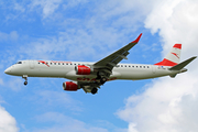 Austrian Airlines Embraer ERJ-195LR (ERJ-190-200LR) (OE-LWM) at  Krakow - Pope John Paul II International, Poland