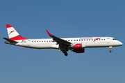 Austrian Airlines Embraer ERJ-195LR (ERJ-190-200LR) (OE-LWO) at  Amsterdam - Schiphol, Netherlands