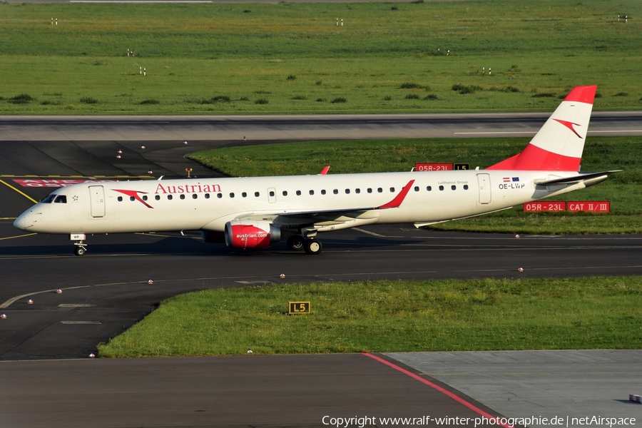 Austrian Airlines Embraer ERJ-195LR (ERJ-190-200LR) (OE-LWP) | Photo 604461