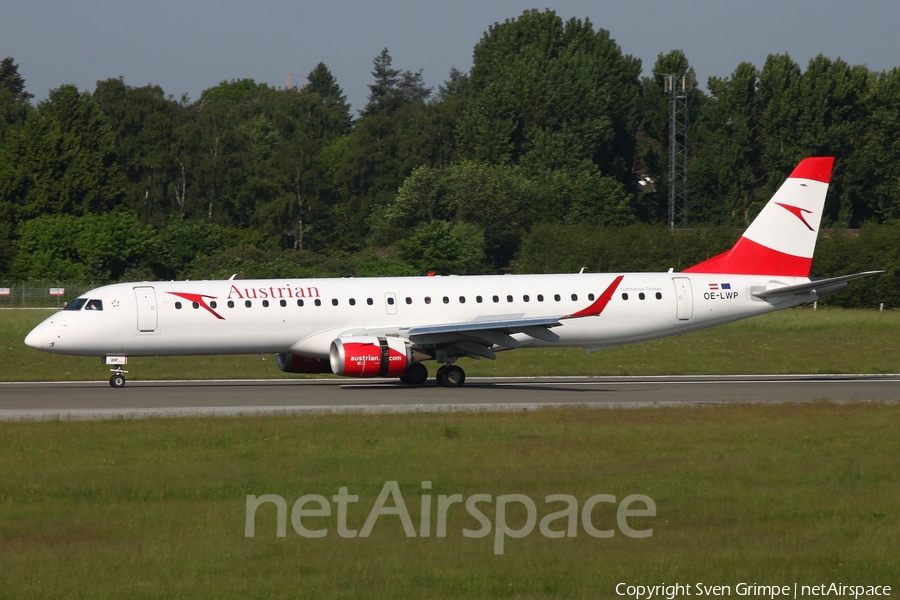 Austrian Airlines Embraer ERJ-195LR (ERJ-190-200LR) (OE-LWP) | Photo 451357