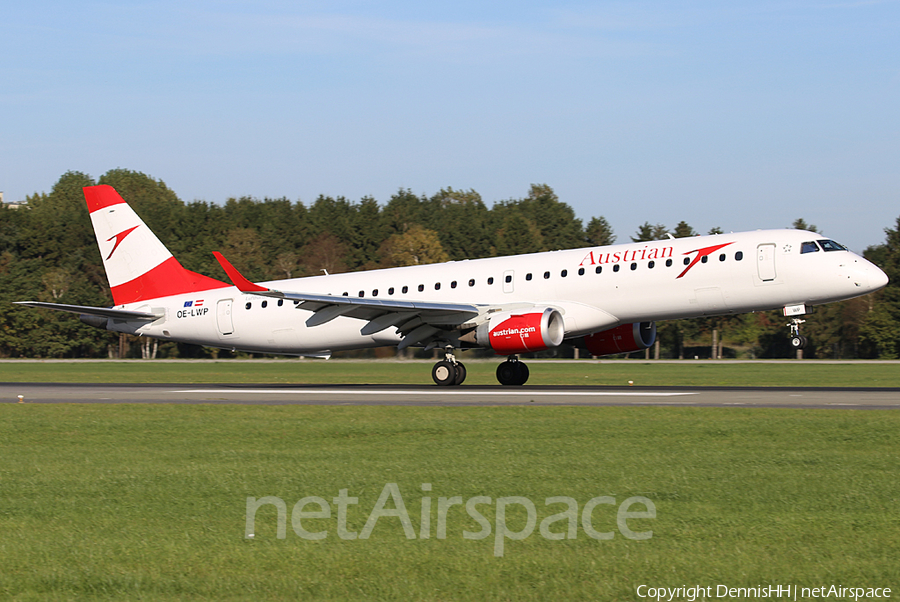 Austrian Airlines Embraer ERJ-195LR (ERJ-190-200LR) (OE-LWP) | Photo 475606