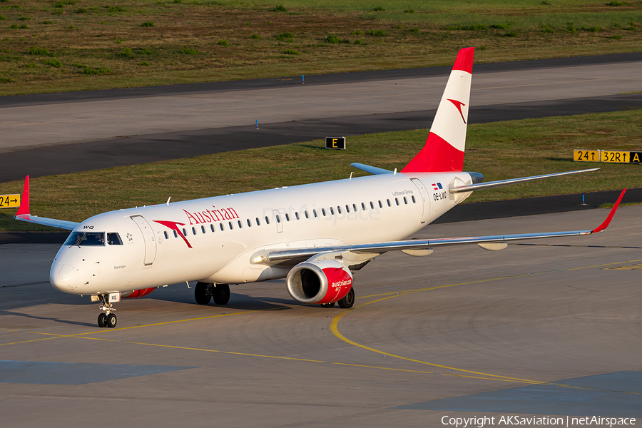 Austrian Airlines Embraer ERJ-195LR (ERJ-190-200LR) (OE-LWQ) | Photo 403154