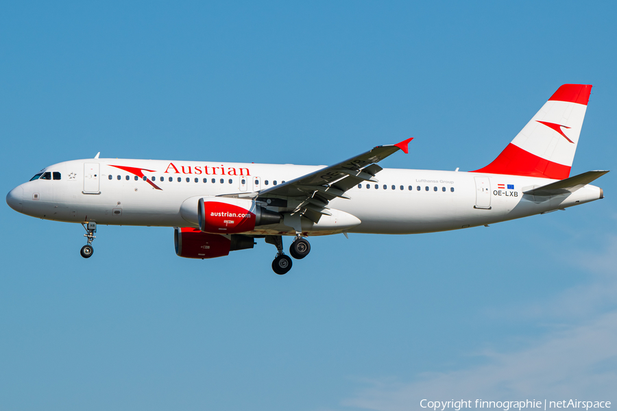 Austrian Airlines Airbus A320-216 (OE-LXB) | Photo 456009