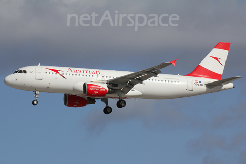 Austrian Airlines Airbus A320-216 (OE-LXB) at  Hamburg - Fuhlsbuettel (Helmut Schmidt), Germany